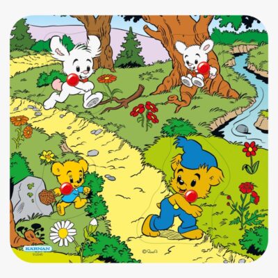 Egmont Kärnan Bamse Knoppuslespil Bamse i Skov 4 Brikker