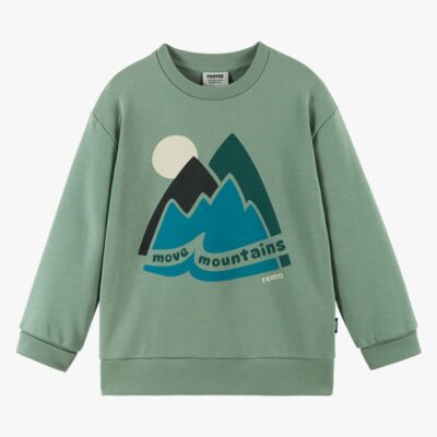 Reima Collari Sweatshirt, Stone Green, 122-128