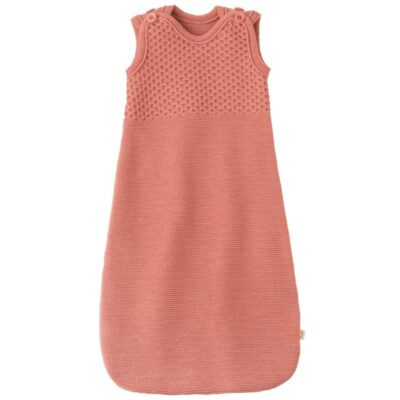 Disana Strikket Sovepose - Ærmeløs - Merinould - 75 cm. - Soft Pink