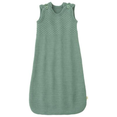 Disana Strikket Sovepose - Ærmeløs - Merinould - 75 cm. - Jade