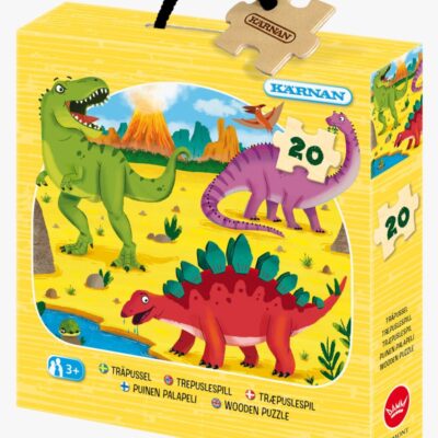 Kärnan Træpuslespil Dinosaurer 20 Brikker