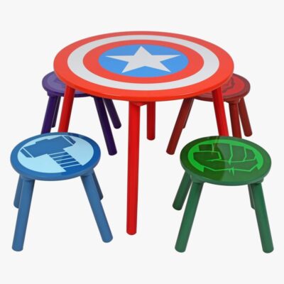 Marvel Avengers Bord & Stole, Multifarvet, Børnemøbler, Indretning børneværelse