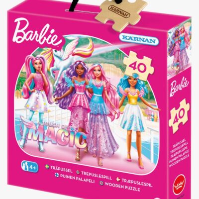 Kärnan Barbie Træpuslespil 40 Brikker