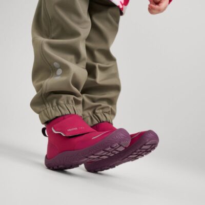 Reima Hyppii Barefoot WP Sneakers, Cool Burgundy, 22