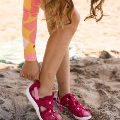 Reima Valoa Barefoot Sandaler, Bright Berry, 33