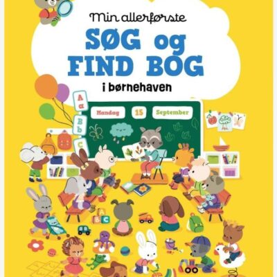 Min allerførste søg og find bog - I børnehaven - Børnebog