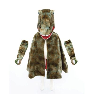 Udklædning, T-Rex kappe - 4-6 år