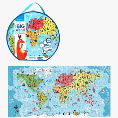Barbo Toys Vores Store Puslespil Verden 200 Brikker
