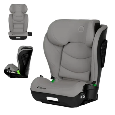 Lionelo Neal i-Size Autostol - Grey Concrete