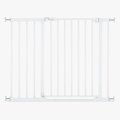 Hauck Clear Step 2 Sikkerhedsgitter + 21 cm Forlængerdel, White, Børnegitter
