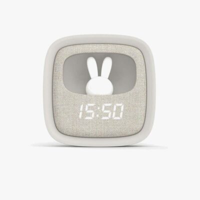 MOB Vækkeur med Lys Billy Clock, Grå