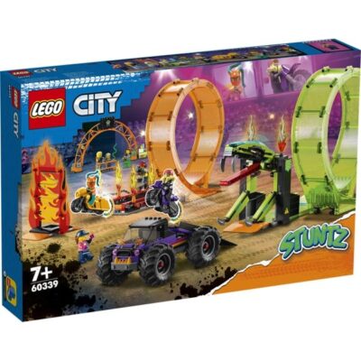 Stuntarena med dobbelt loop - 60339 - LEGO City