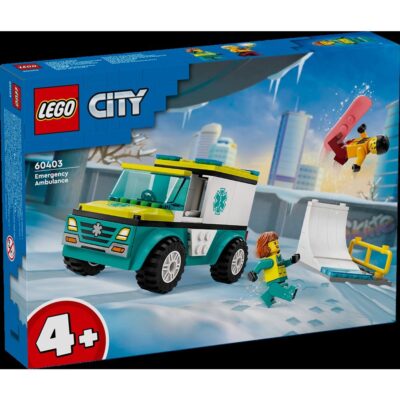 Ambulance og snowboarder - 60403 - LEGO City
