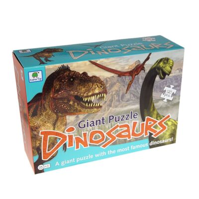 Pappuslespil - Dinosaurer - 120 brikker - Fra 5 år.