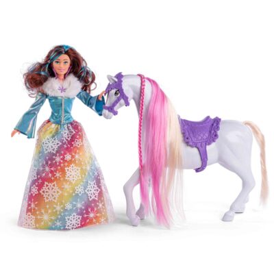 Judith eventyrprinsesse 29 cm - Prinsessedukke med hest