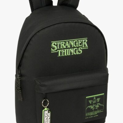 Stranger Things Bærbar Computer 14,1" Rygsæk, Blå/Grøn