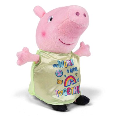 Gurli Gris bamse 20 cm - Krammebamse - Grøn med pyjamas