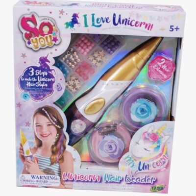 Alrico Unicorn Hårsæt, Multifarvet