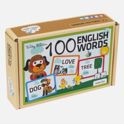 Barbo Toys Wacky Wonders Lær 100 Engelske Ord - Sæt
