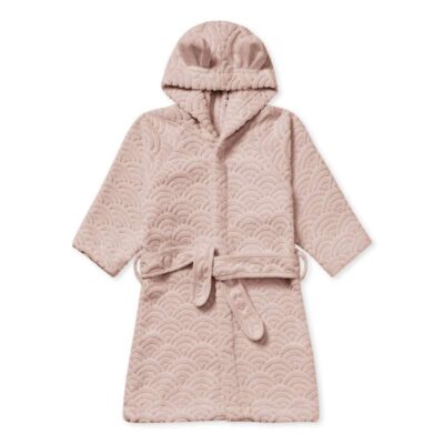 Cam Cam Copenhagen Badekåbe m. Hætte og Ører - 3-4 år - GOTS - Dusty Rose