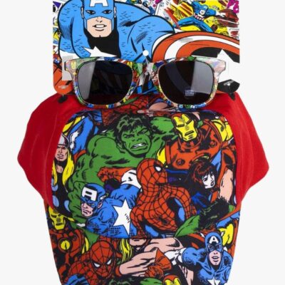 Marvel Avengers Kasket & Solbriller, Rød