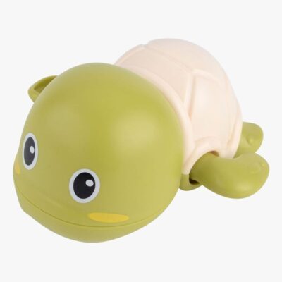 CarloBaby Svømmende Skildpadde Badelegetøj, Grøn/Hvid