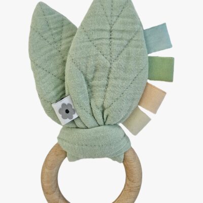 Summerville Organic Aktivitetslegetøj Raslende Blad, Cameo Green