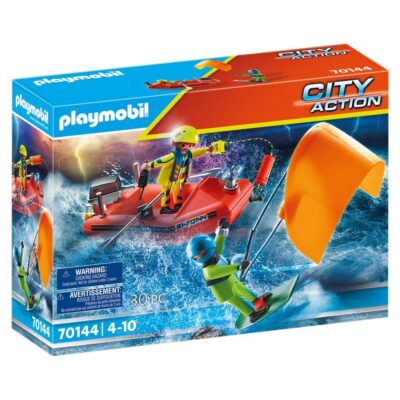 Skibsredning: Kitesurferredning med båd - PLAYMOBIL City Action