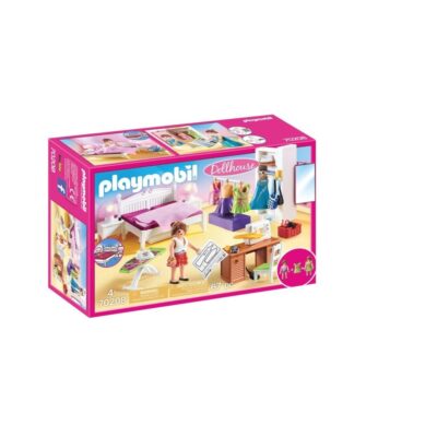 Playmobil Dukkehus - Soveværelse med syhjørne - 70208