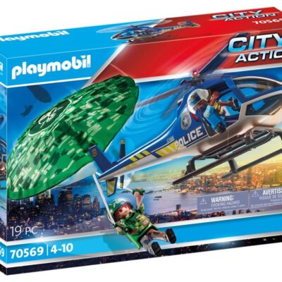 Playmobil City Action - Politihelikopter: Faldskærmsforfølgelse - 70569
