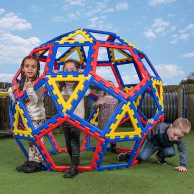 Polydron XL Geo Dome - 62 dele - fra 2+