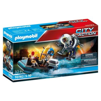Politi-jetpack: Anholdelse af kunsttyven - PL70782 - PLAYMOBIL City Action