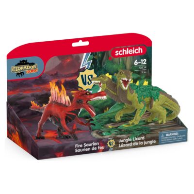 Schleich Fire Saurian vs. Jungle Lizard (70834)