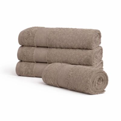 Egyptisk bomulds håndklæde - 100% egyptisk bomuld - Gæstehåndklæde 40x60 cm - Orkidé - Sand