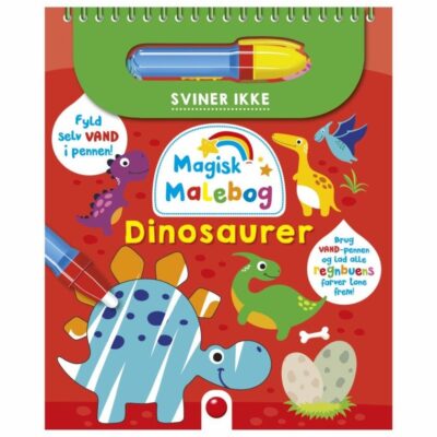 Forlaget Bolden Malebog - Magisk Malebog: Dinosaurer - Dansk