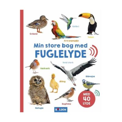 Bog - Min store bog med fuglelyde - 40 lyde