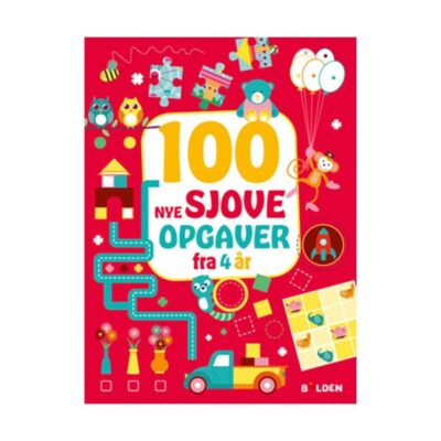 Bog - 100 nye sjove opgaver - fra 4 år.