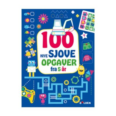 Bog - 100 nye sjove opgaver - fra 5 år.