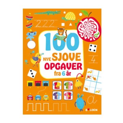 Bog - 100 nye sjove opgaver - fra 6 år