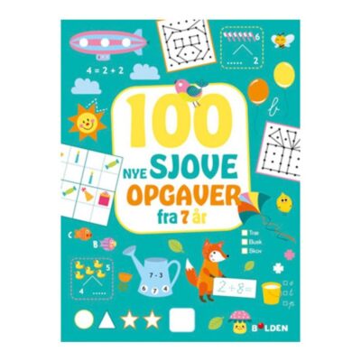 Bog - 100 nye sjove opgaver - fra 7 år