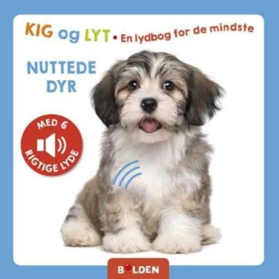 Nuttede dyr - Lydbog for de mindste - Børnebog