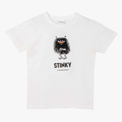 Mumitroldene Karakter Stinky T-shirt, Hvid, 134-140