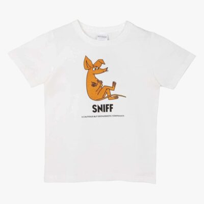 Mumitroldene Karakter Sniff T-shirt, Hvid, 134-140