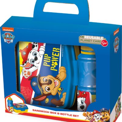 Paw Patrol madkassesæt - Madkasse og drikkedunk til børn