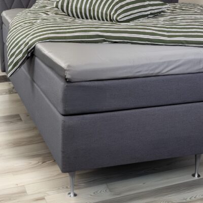 Bambus lagen - Kuvertlagen 180x200x8 cm - Lys grå - 100% bambus - Lagen til topmadras