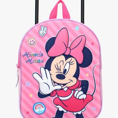 Disney Minnie Mouse 3D Trolley Rygsæk Fashion Besties, Pink
