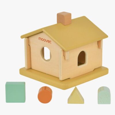 Moover Toys IQ Puttekasse Hus, Brun