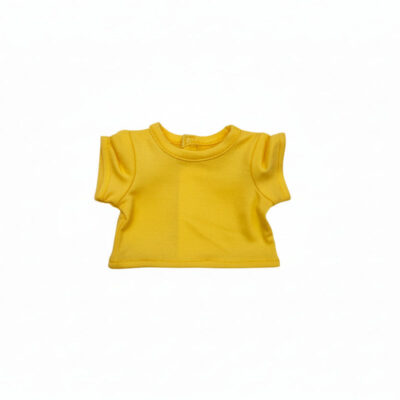 Legebyen - Dukketøj - 32 -37 cm - T-shirt Gul
