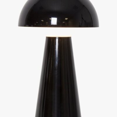 Star Trading Bordlampe Mushroom, Sort, Børnelampe
