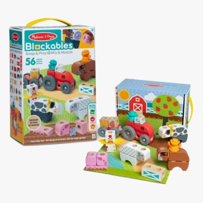 Melissa & Doug Blockables Byggesæt Bondegård 56 Dele
